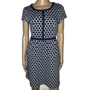 BODEN Navy & White Clementine Dress